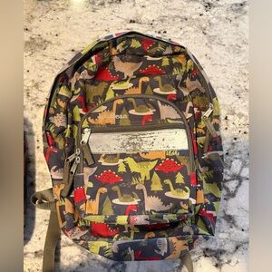 L.L. Bean Kids Colorful Dinosaur Print Backpack
